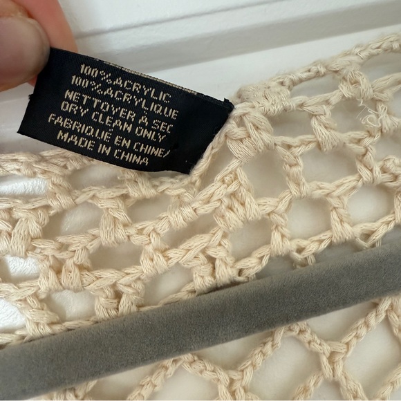 Saachi open kit crochet sun cardigan kimono cover up with tassels boho vacation - Picture 8 of 8